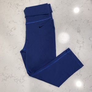 Nike blue and black leggings